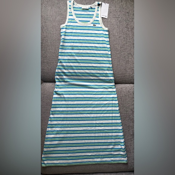BNWT Lacoste Striped Cotton Dress β Size 34 - Picture 5 of 10